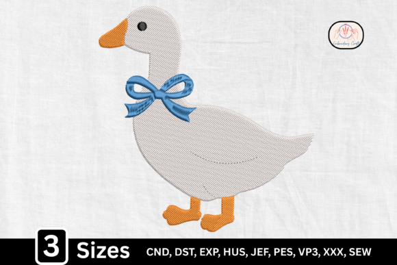 Blue Bow Cute Farm Goose Review