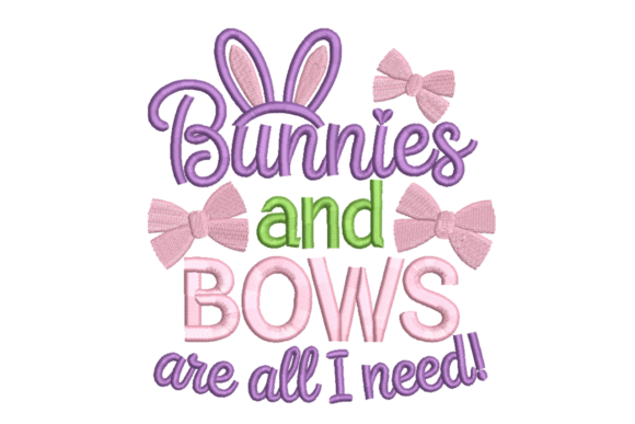 Bunnies and Bows Embroidery Design Review