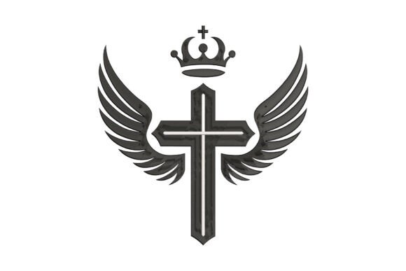 Crown Cross and Angel Wings Embroidery Review
