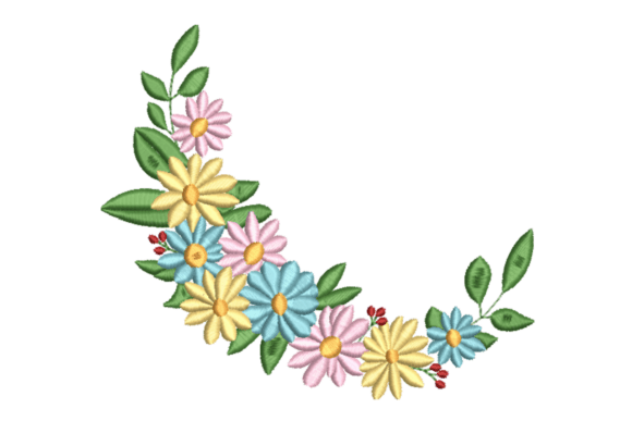 Curved Spring Daisies – Floral Corner