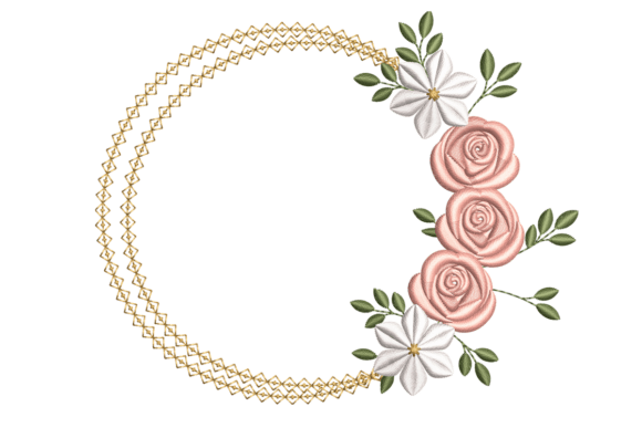 Elegant Floral Circle Frame Review
