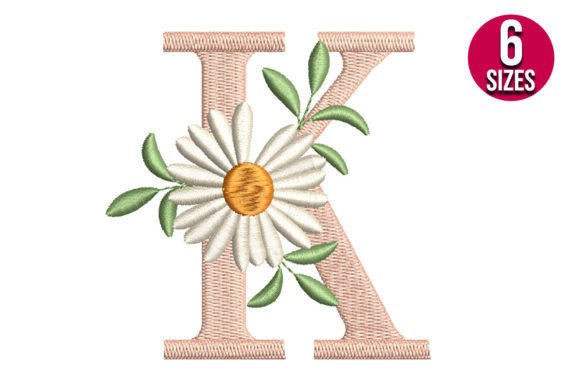 Floral Alphabet Letter K Review