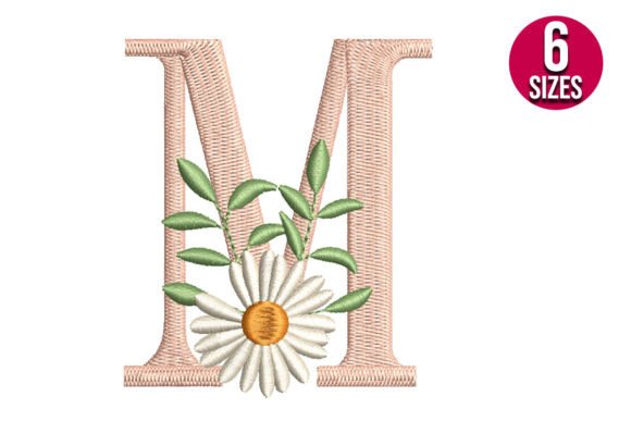 Floral Alphabet Letter M Review