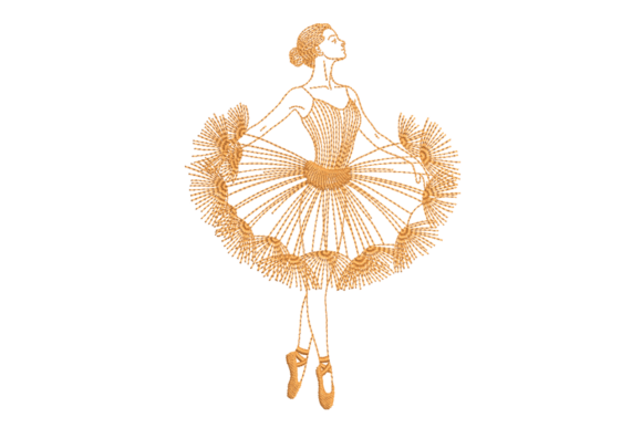 Golden Ballerina Embroidery Design Review