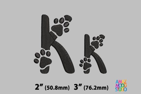 Letter K Paws Monogram Review