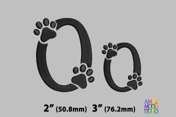 Letter O Paws Monogram Review