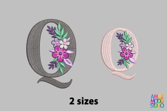 Letter Q Floral Monogram Review