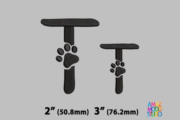 Letter T Paws Monogram: A Seasonal Design Review