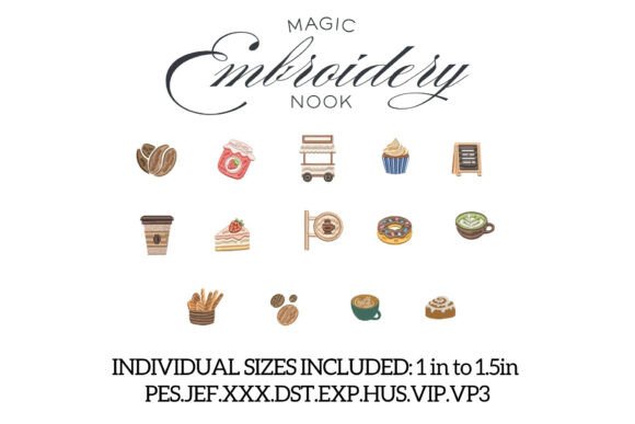 Mini Cafe Bundle X 14 Designs