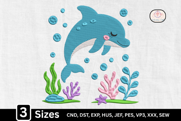 Ocean Baby Kawaii Dolphin Embroidery Review