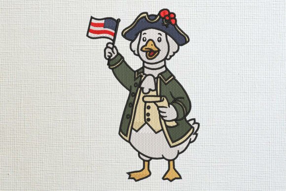 Patriotic Duckling Embroidery Design Review
