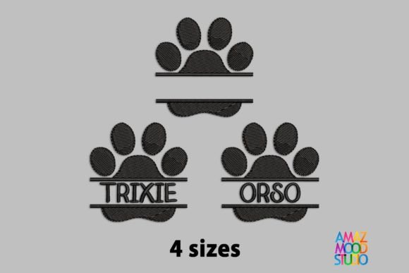 Paw Monogram Pet Name Review