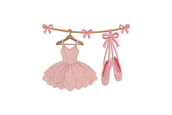 Pink Ballerina Dress and Pointe Shoes Review