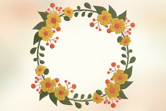 Retro Marigold Floral Wreath Review